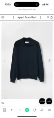 Years ago ネイビー ヘンリーネック ニット 新品