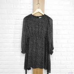 --- 5 000 一---( 44 55 サイズ フラワー シフォン ワンピース 1423