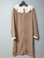 (新品)カラーネック Long ワンピース