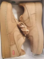 (正規品/新品) NIKE ナイキ シュプリーム エアフォース 1 ロー 白/テンジャン/ブラック/ブラウン