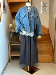 レースミックス 柔らかい デニム