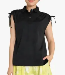 キャロウェイ レディース(S) フラワーパターン リボン ポロ シャツ