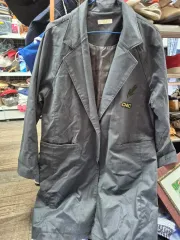 H&M チャコール色 ロング ジャケット コート