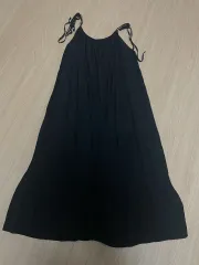 紐 ロング丈ワンピース