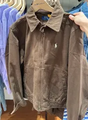 新品) POLO RALPH LAUREN(ポロラルフローレン) レディース コットン ウォーク ジャケット ダークブラウン S (55半まで)