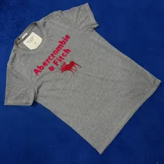 アバクロンビー ライト グレー 半袖 Tシャツ