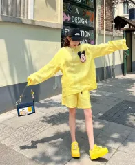 ミッキーマウス 黄色 上下セット セット