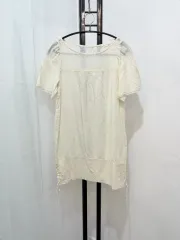 ジャパンヴィンテージ ドットレイヤードブラウス ドット刺繍 3501