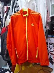 adidas(アディダス) オレンジ色 ウインドブレーカー ブルゾン 95