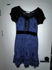 Axes femme(アクシーズファム) ゴシックブラック ベロア レース ヴィンテージ ワンピース