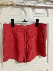 ザラ ベーシック リネン ハーフパンツ S