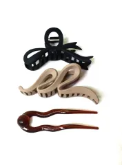 aa291 ヘアバンスクリップ 簪3種セット/サノルカ