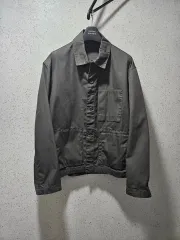 L) ザラ シャツ型ジャケット オーバーサイズシャツ カーキ色 2688 440 ZARA