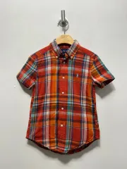 ポロラルフローレン CHECK 半袖 シャツ キッズ 5サイズ