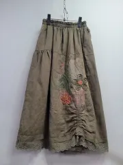 ミリ フラワー アップリケ マスカート