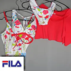 フィラ/レディース 90サイズ-95サイズ(L)/水遊び水着ビキニスリーピースセットアップセット/ダルスンヴィンテージ185