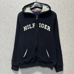 100 Tommy Hilfiger(トミーヒルフィガー) メンズ ツーウェイ ニット セーター フード付き ジップアップパーカー