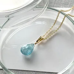 【超稀少】サンタマリアアクアマリン ネックレストップ Ⅴ