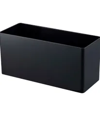 山崎実業(Yamazaki) マグネット ストレージバスケット ブラック 約W29.5×D12×H14cm タワー tower 小物収納 フック付き 4851