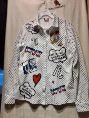 カステルバジャック THE WAR ウォーカー ドット プリンティング シャツ