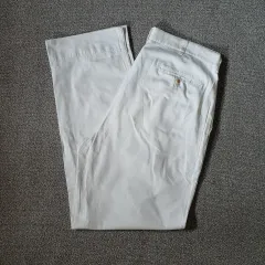 ポロ Ralph Lauren(ラルフローレン) ツータック チノ パンツ 白 No 40