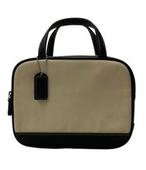 コーチ ハンドバッグ キャンバス レザー レディース COACH