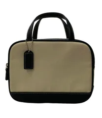 コーチ ハンドバッグ キャンバス レザー レディース COACH