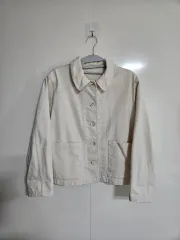 アイボリー コットン ジャケット