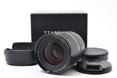 【返品保証】★新品級★銘匠光学 TTArtisan AF 75mm F2 ライカSL/TL用 ブラック★ L198#7206
