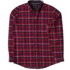 105 トミーヒルフィガー フランネルシャツ セミ スリム 049