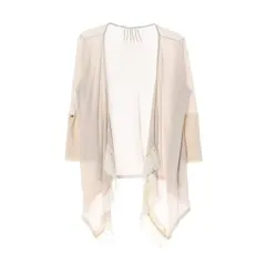 Axes femme(アクシーズファム) ( WOMEN ー M ) リヨセル ノーバートン レース ニット カーディガン