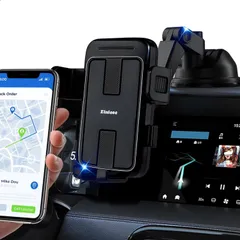 車 スマホホルダー 360度回転  【令和8年NEWモデル・超強力吸盤】4～7.2インチ全機種対応 日本語説明書付き