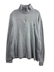 POLO RALPH LAUREN(ポロラルフローレン) グレー ハーフジップアップ 935