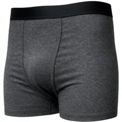 [Sereni] 【皮膚科医監修】 失禁パンツ男性用 20ml対応 前閉じ ボクサーパンツ 尿漏れパンツ 尿漏れ防止 吸水パンツ 防水 消臭 抗菌 【自然なシルエット】 セレーニ (チャコール, XL) [チャコール] [XL]