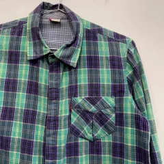 LEVI'S レッド タグ レディース ポケット ツートン シャツ チェック柄
