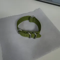 グリーン 20mm 時計バンド 出品