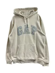 GAP(ギャップ) ベージュ グレー レア フード付きTシャツ