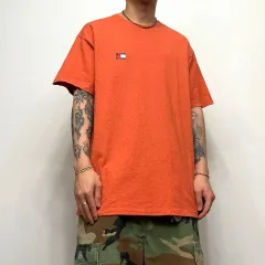 90s Tommy Tommy Hilfiger(トミーヒルフィガー) Made in USA ヴィンテージ 半袖Tシャツ