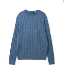 POLO RALPH LAUREN ポロラルフローレン ケーブル ニット ブルー Lサイズ 新品 出品