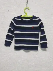 ポロ Ralph Lauren(ラルフローレン) ストライプ 長袖Tシャツ 18m