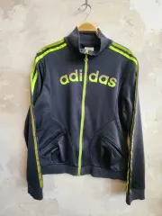 adidas(アディダス) 黒 蛍光 トラック ジャケット