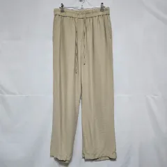 GEORGES RECH ジョルジュ・レッシュ ベージュ 季節の変わり目 밴딩(バンディング) パンツ レディース 31-32インチ 0922