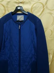 ピエール カルダン ブルー キルティング ジャケット