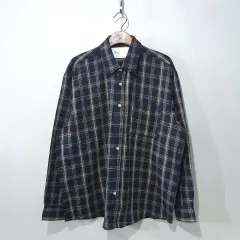 FW新作) バックル CHECK シャツ 2color