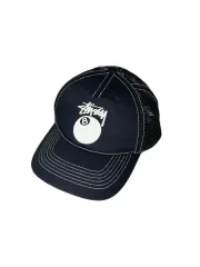 STUSSY ロー プロ トラッカー 8ボール スナップバック キャップ