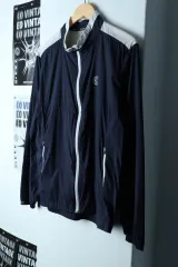 （ M ー L ） クリーブランド ジップアップ ウィンドブレーカー アウター ジャケット ゴルフ 軽量 海軍- 15347