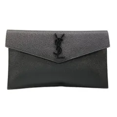 SAINT LAURENT PARIS(サンローランパリ) クラッチバッグ 565739 黒 レザー