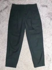 ポロ Ralph Lauren(ラルフローレン) コットンパンツ ピンタック チノ パンツ 黒 新しいタブ 32