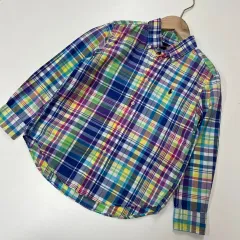 6t 125 ラルフローレン Polo Kids シャツ チェック柄
