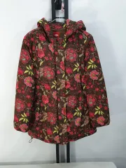 オイリリー ダウン フラワー パータン ジャケット m